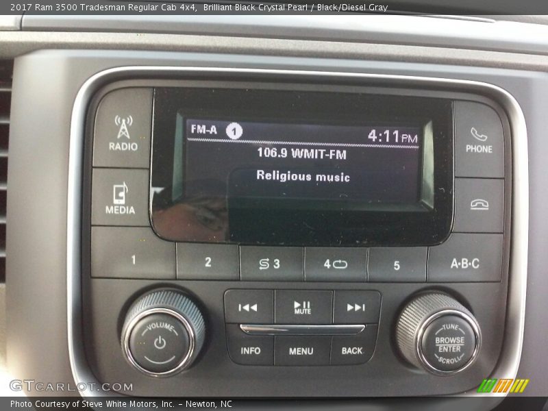 Controls of 2017 3500 Tradesman Regular Cab 4x4