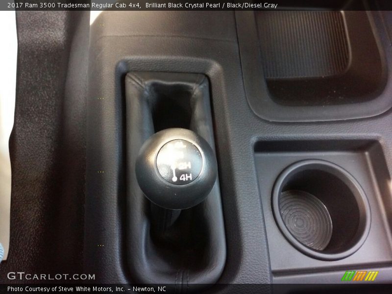 Brilliant Black Crystal Pearl / Black/Diesel Gray 2017 Ram 3500 Tradesman Regular Cab 4x4