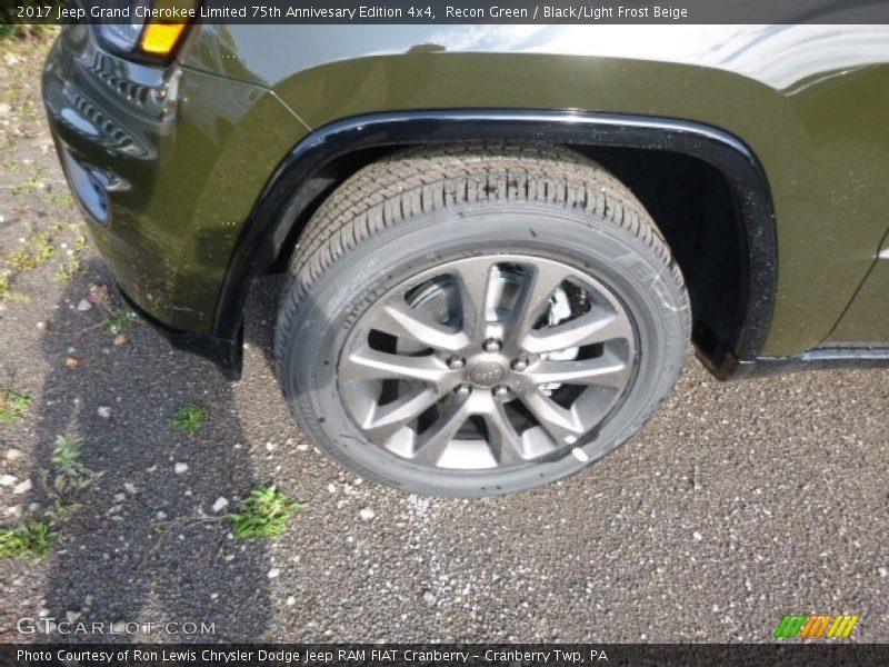 Recon Green / Black/Light Frost Beige 2017 Jeep Grand Cherokee Limited 75th Annivesary Edition 4x4