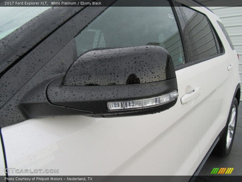 White Platinum / Ebony Black 2017 Ford Explorer XLT