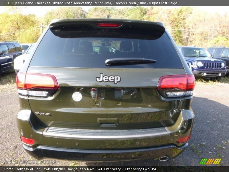 Recon Green / Black/Light Frost Beige 2017 Jeep Grand Cherokee Limited 75th Annivesary Edition 4x4