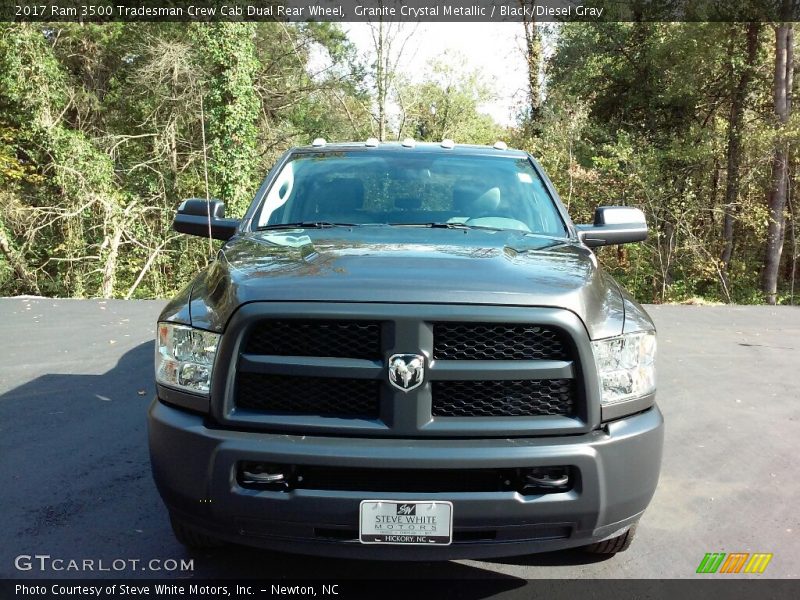 Granite Crystal Metallic / Black/Diesel Gray 2017 Ram 3500 Tradesman Crew Cab Dual Rear Wheel