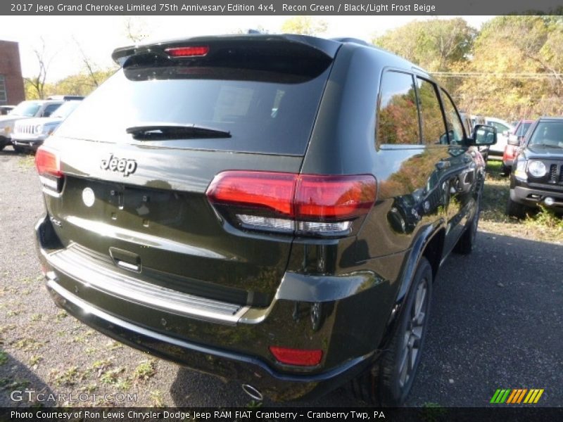Recon Green / Black/Light Frost Beige 2017 Jeep Grand Cherokee Limited 75th Annivesary Edition 4x4