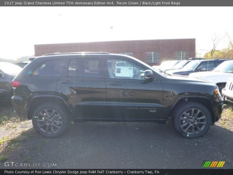 Recon Green / Black/Light Frost Beige 2017 Jeep Grand Cherokee Limited 75th Annivesary Edition 4x4