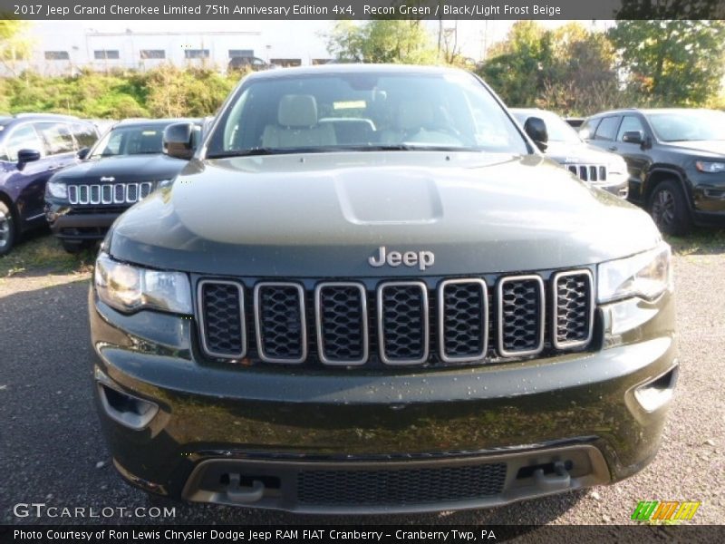 Recon Green / Black/Light Frost Beige 2017 Jeep Grand Cherokee Limited 75th Annivesary Edition 4x4