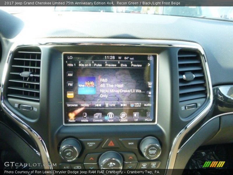Recon Green / Black/Light Frost Beige 2017 Jeep Grand Cherokee Limited 75th Annivesary Edition 4x4