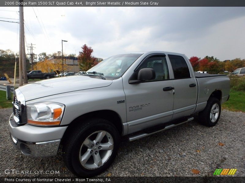 Bright Silver Metallic / Medium Slate Gray 2006 Dodge Ram 1500 SLT Quad Cab 4x4