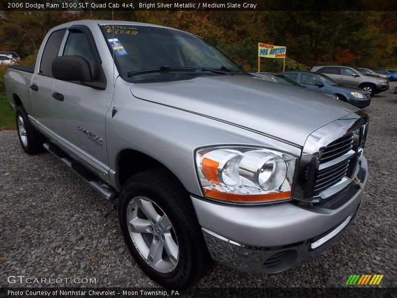 Bright Silver Metallic / Medium Slate Gray 2006 Dodge Ram 1500 SLT Quad Cab 4x4