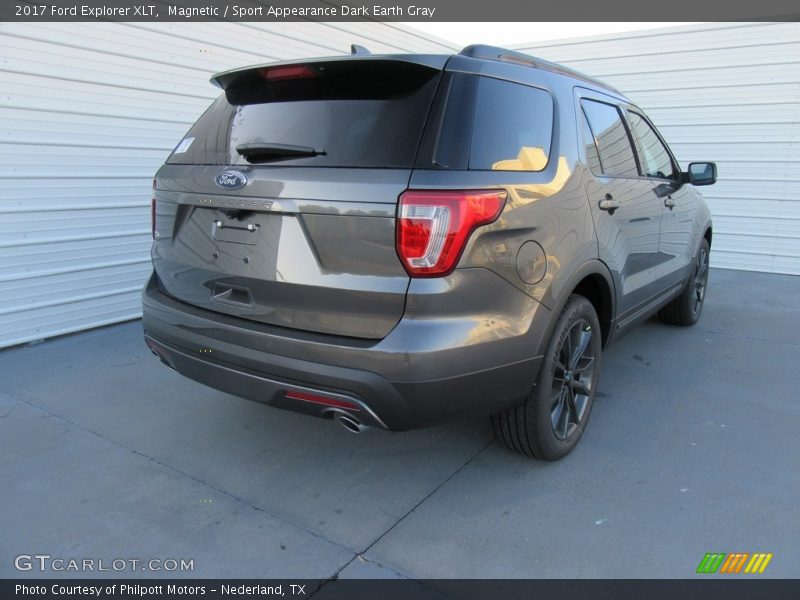 Magnetic / Sport Appearance Dark Earth Gray 2017 Ford Explorer XLT