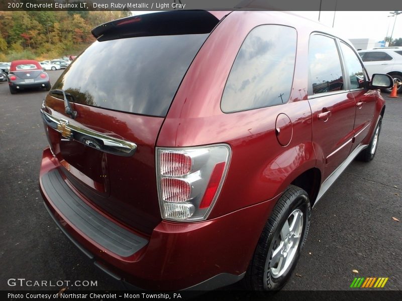 Deep Ruby Metallic / Light Gray 2007 Chevrolet Equinox LT