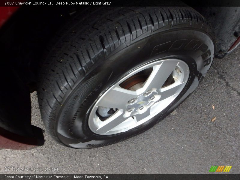 Deep Ruby Metallic / Light Gray 2007 Chevrolet Equinox LT