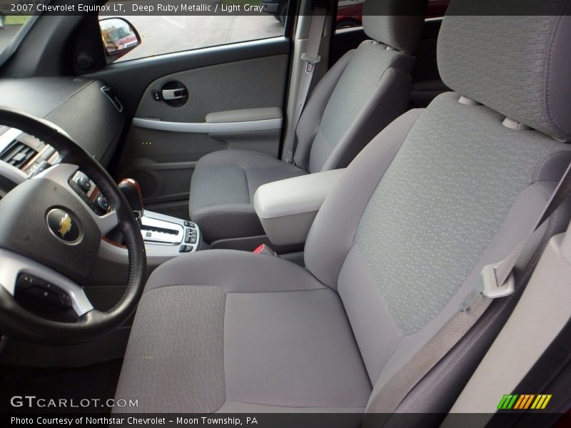 Deep Ruby Metallic / Light Gray 2007 Chevrolet Equinox LT