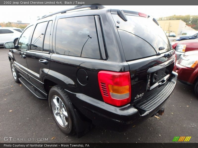 Black / Taupe 2002 Jeep Grand Cherokee Limited 4x4