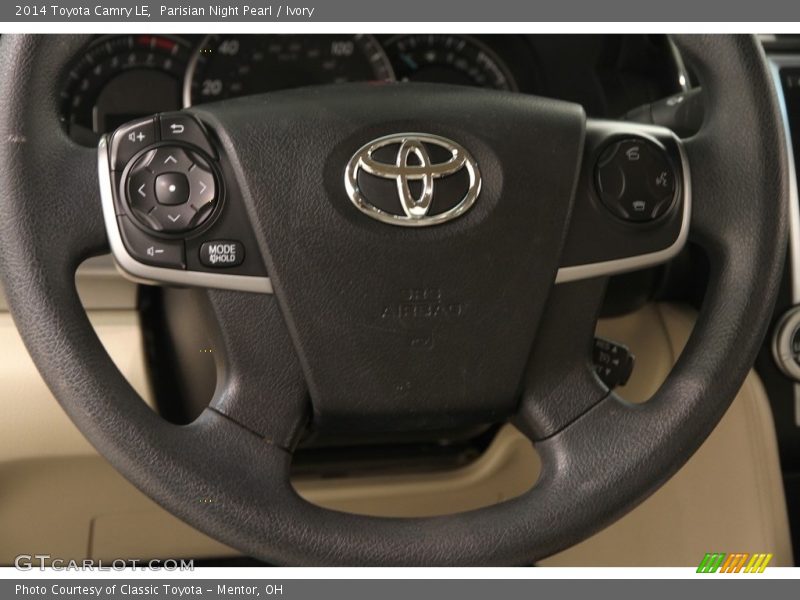 Parisian Night Pearl / Ivory 2014 Toyota Camry LE