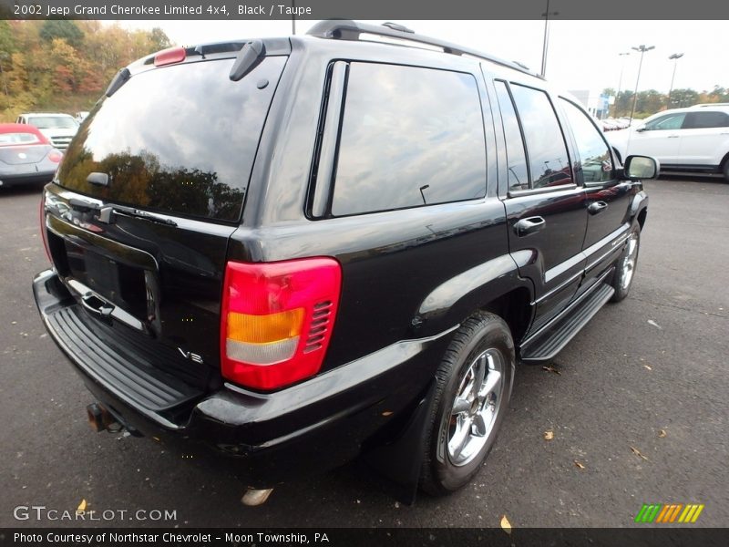 Black / Taupe 2002 Jeep Grand Cherokee Limited 4x4