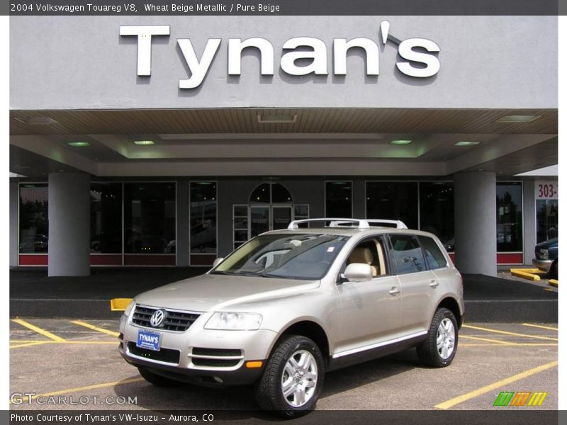 Wheat Beige Metallic / Pure Beige 2004 Volkswagen Touareg V8