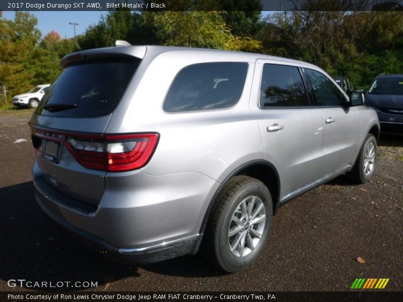 Billet Metallic / Black 2017 Dodge Durango SXT AWD