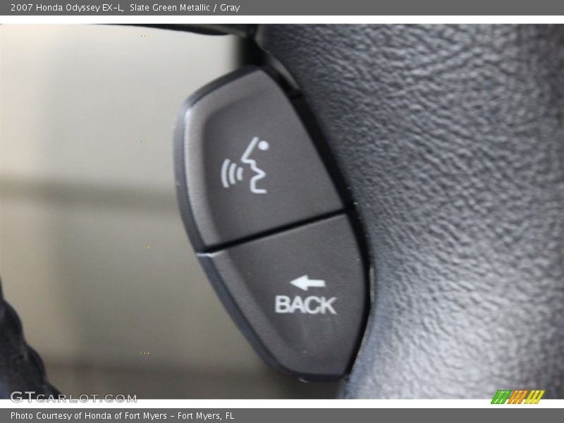 Slate Green Metallic / Gray 2007 Honda Odyssey EX-L
