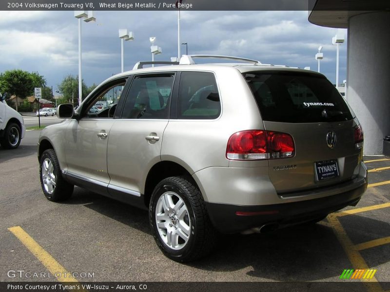 Wheat Beige Metallic / Pure Beige 2004 Volkswagen Touareg V8
