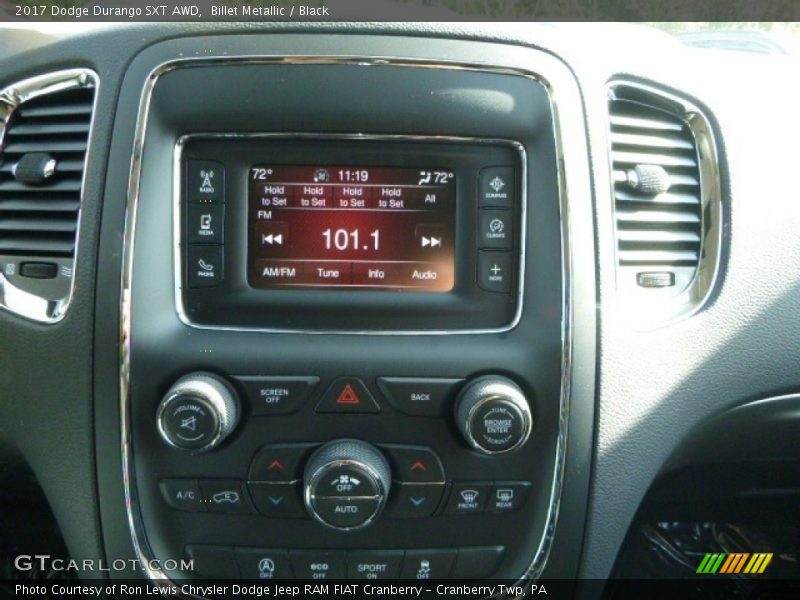Billet Metallic / Black 2017 Dodge Durango SXT AWD