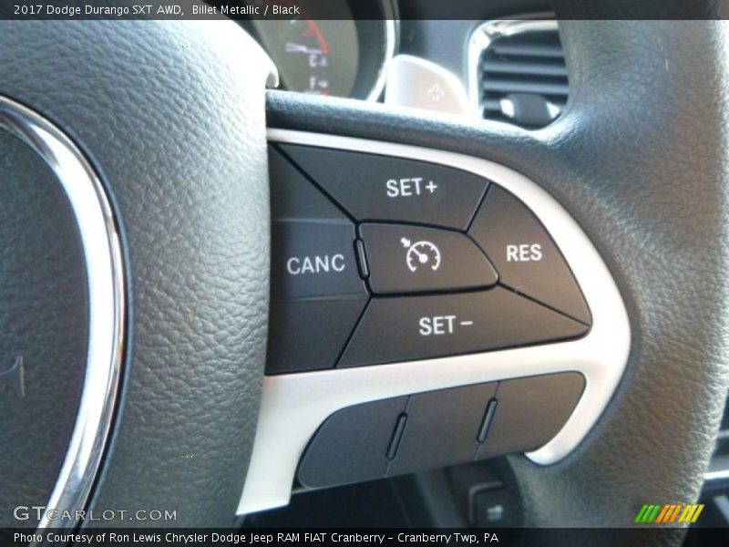 Billet Metallic / Black 2017 Dodge Durango SXT AWD