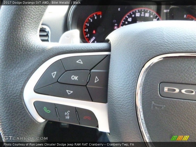 Billet Metallic / Black 2017 Dodge Durango SXT AWD