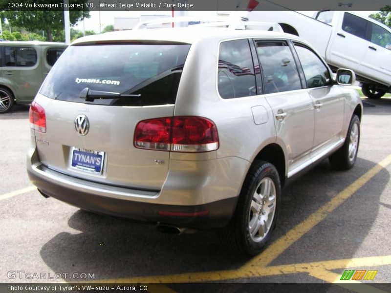Wheat Beige Metallic / Pure Beige 2004 Volkswagen Touareg V8