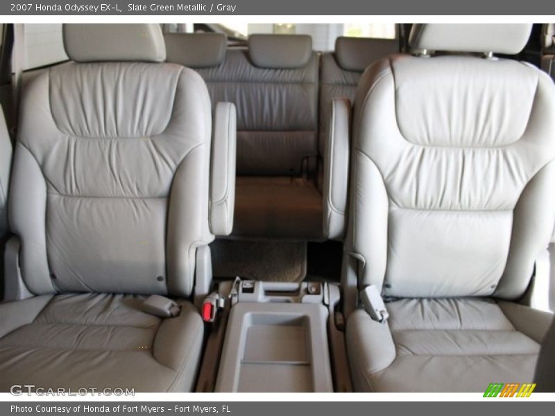 Slate Green Metallic / Gray 2007 Honda Odyssey EX-L