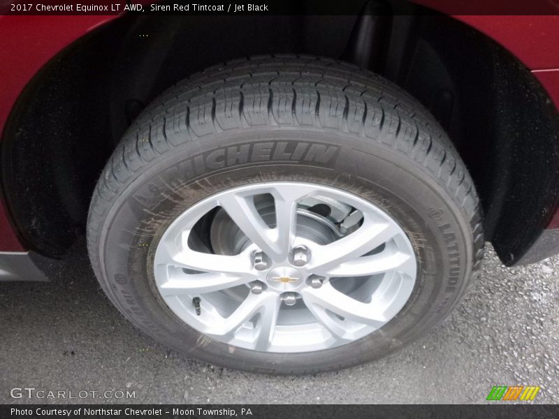 Siren Red Tintcoat / Jet Black 2017 Chevrolet Equinox LT AWD