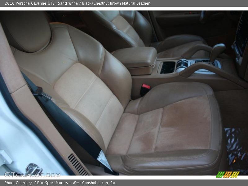 Sand White / Black/Chestnut Brown Natural Leather 2010 Porsche Cayenne GTS