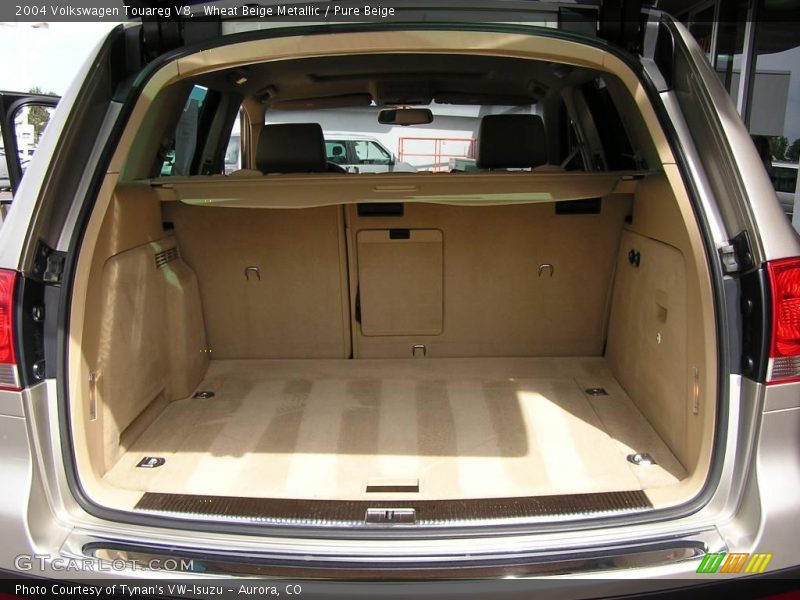 Wheat Beige Metallic / Pure Beige 2004 Volkswagen Touareg V8