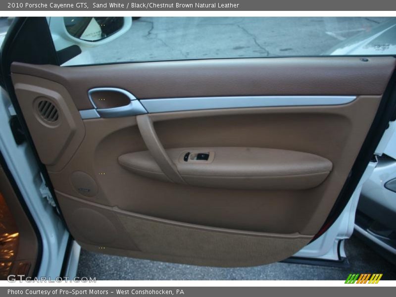 Sand White / Black/Chestnut Brown Natural Leather 2010 Porsche Cayenne GTS