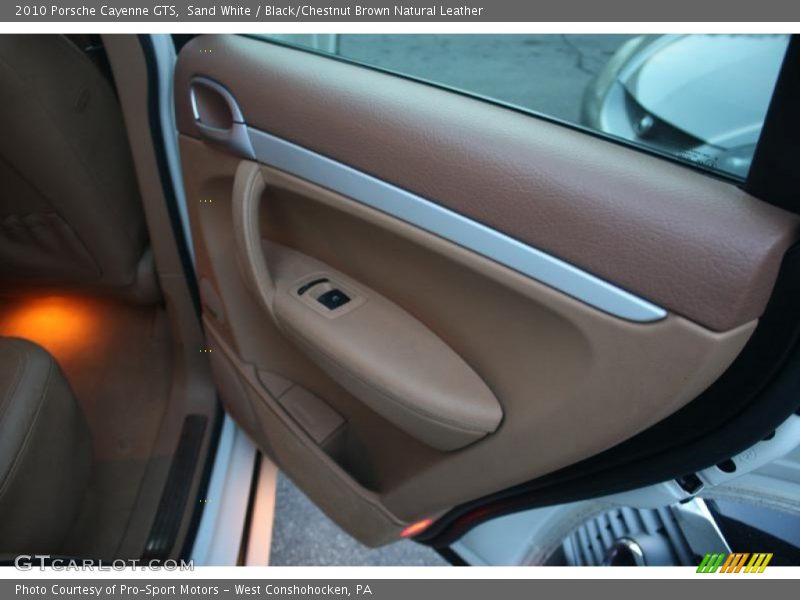 Sand White / Black/Chestnut Brown Natural Leather 2010 Porsche Cayenne GTS