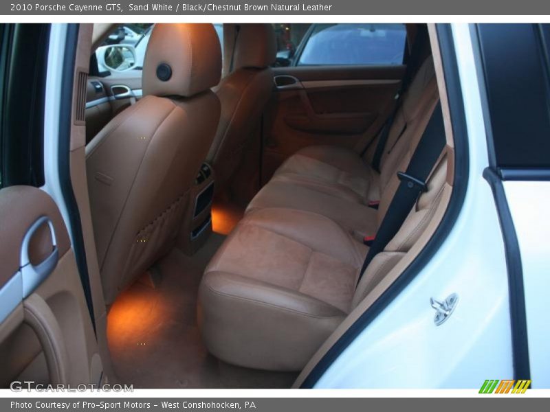 Sand White / Black/Chestnut Brown Natural Leather 2010 Porsche Cayenne GTS