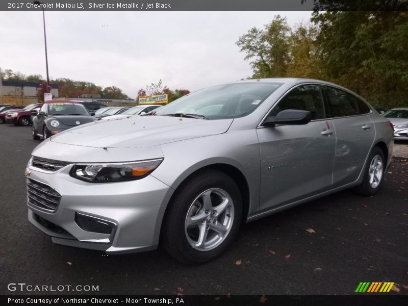 Silver Ice Metallic / Jet Black 2017 Chevrolet Malibu LS