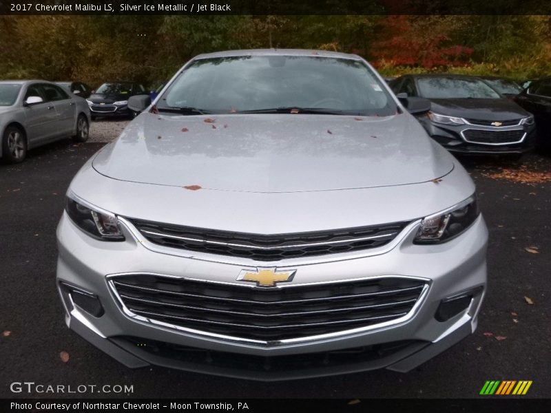 Silver Ice Metallic / Jet Black 2017 Chevrolet Malibu LS