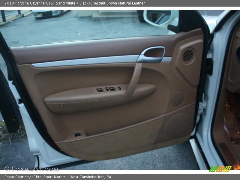 Sand White / Black/Chestnut Brown Natural Leather 2010 Porsche Cayenne GTS