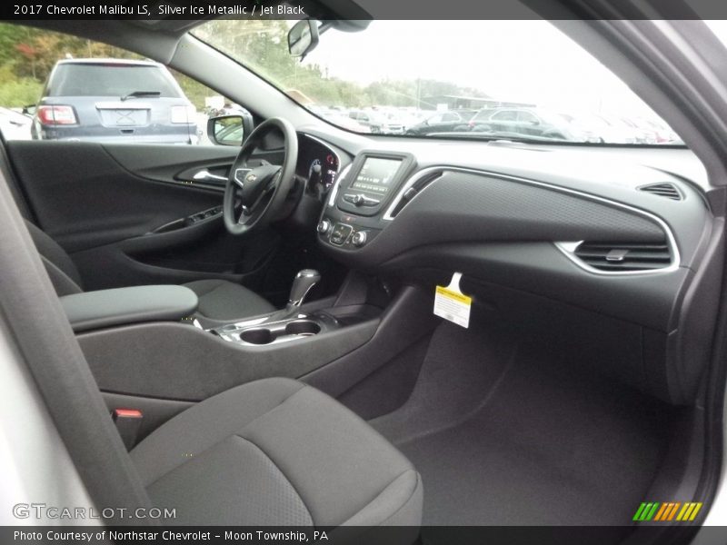 Silver Ice Metallic / Jet Black 2017 Chevrolet Malibu LS