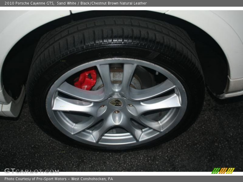 Sand White / Black/Chestnut Brown Natural Leather 2010 Porsche Cayenne GTS