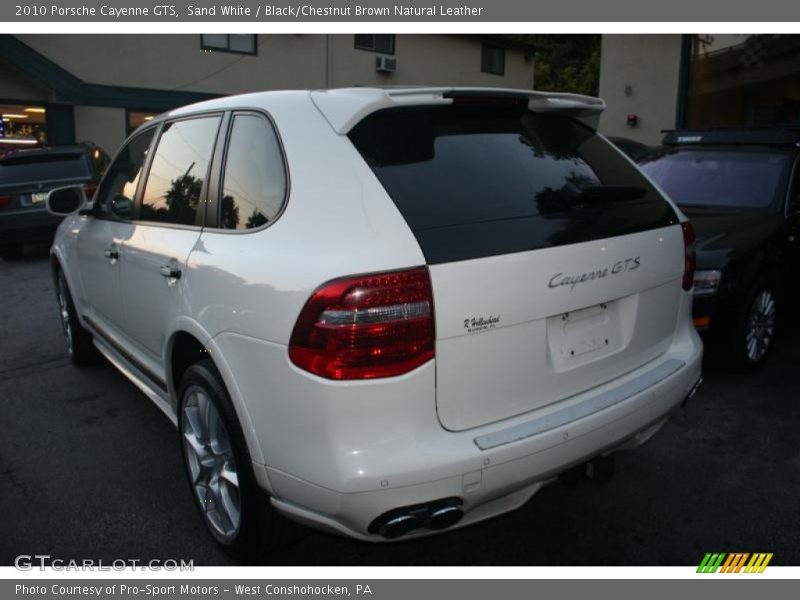 Sand White / Black/Chestnut Brown Natural Leather 2010 Porsche Cayenne GTS