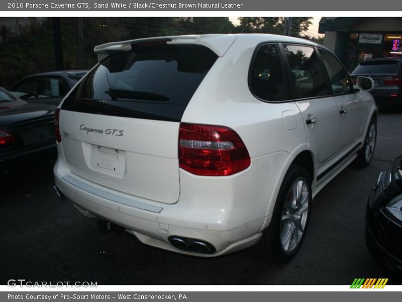 Sand White / Black/Chestnut Brown Natural Leather 2010 Porsche Cayenne GTS