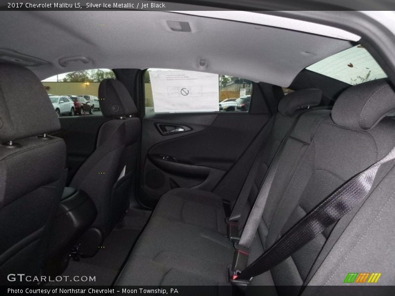 Silver Ice Metallic / Jet Black 2017 Chevrolet Malibu LS