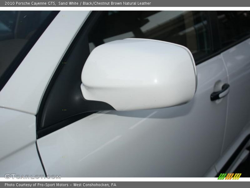 Sand White / Black/Chestnut Brown Natural Leather 2010 Porsche Cayenne GTS