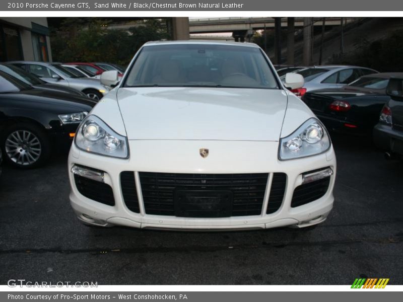 Sand White / Black/Chestnut Brown Natural Leather 2010 Porsche Cayenne GTS