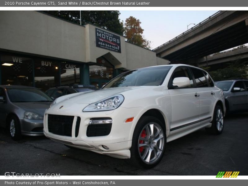 Sand White / Black/Chestnut Brown Natural Leather 2010 Porsche Cayenne GTS