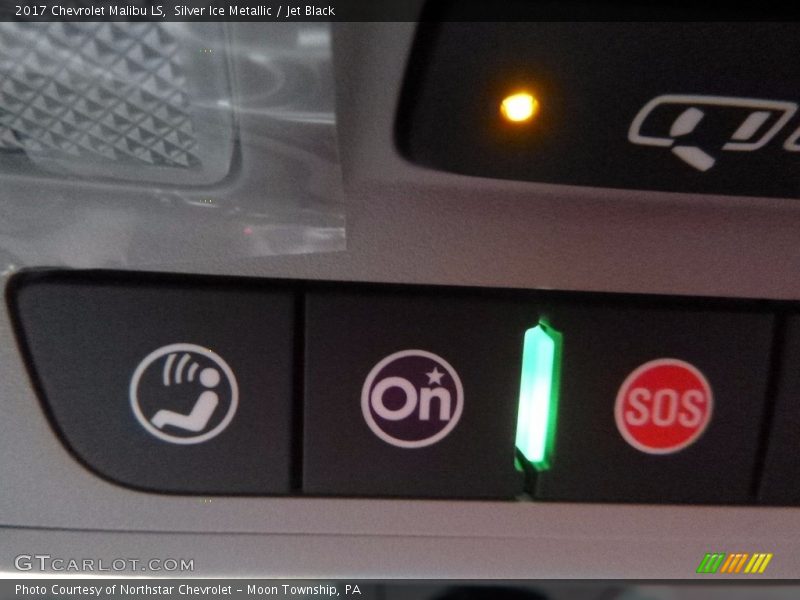 Silver Ice Metallic / Jet Black 2017 Chevrolet Malibu LS