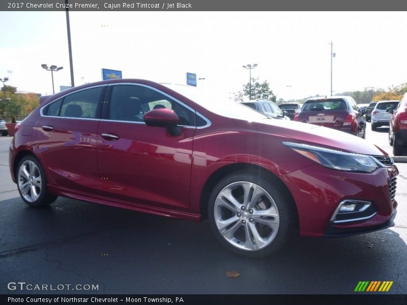 Cajun Red Tintcoat / Jet Black 2017 Chevrolet Cruze Premier