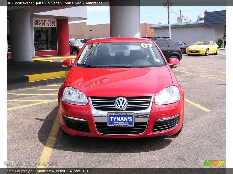 Salsa Red / Anthracite 2007 Volkswagen Jetta 2.5 Sedan