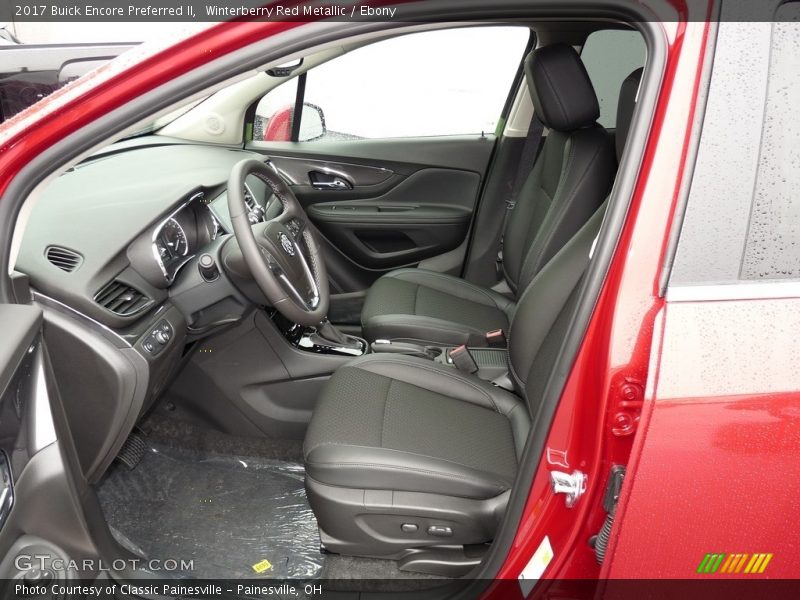  2017 Encore Preferred II Ebony Interior