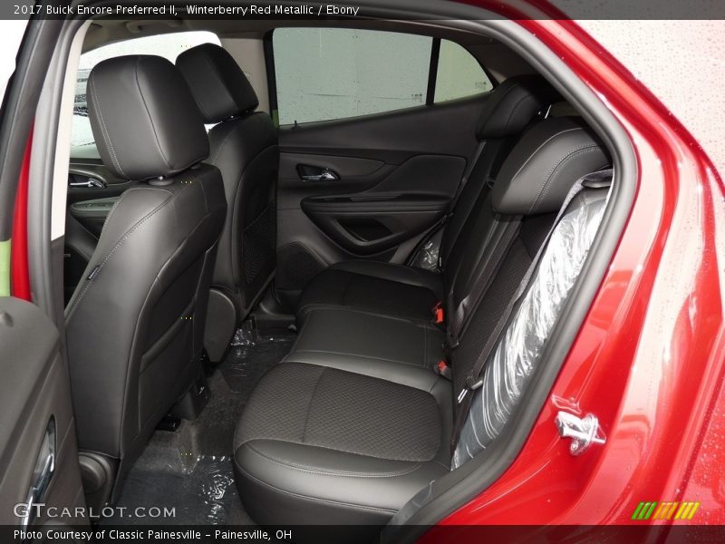 Rear Seat of 2017 Encore Preferred II